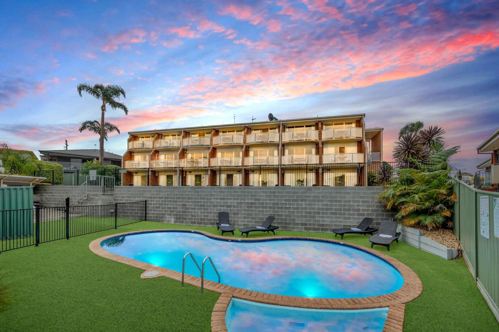 Sapphire Waters Motor Inn Merimbula Eksteriør billede